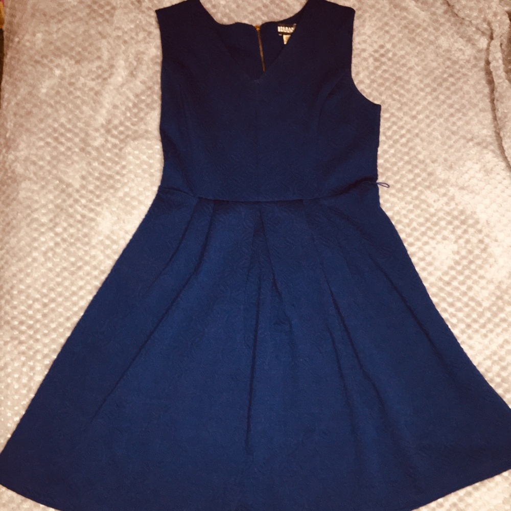 Navy blue flare cocktail dress!